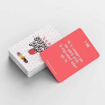 Minimo cartes super prof phrase