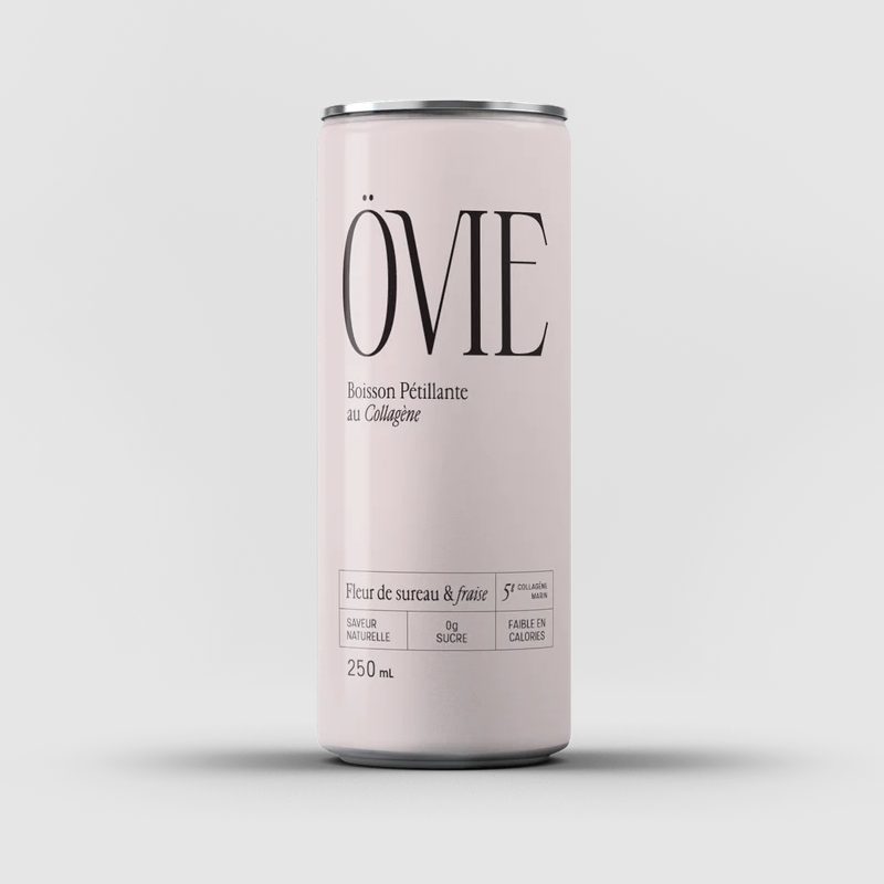 Ovie Boisson au collagène marin Fleur de sureau et fraise