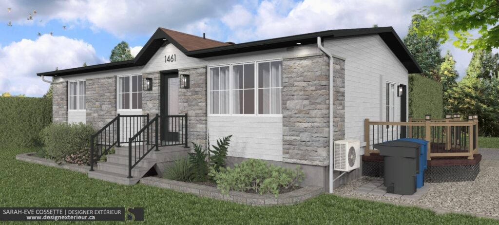 Rénovation d'un bungalow a Québec proposition 1.0