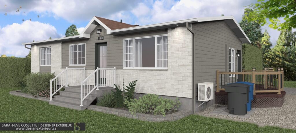 Rénovation d'un bungalow a Québec proposition 3.0